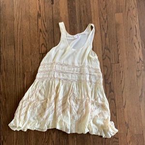 Free People Swingy Lace Inset Tunic